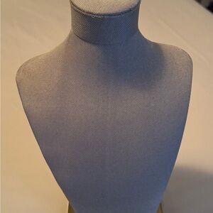 Gray Jewelry Display Bust